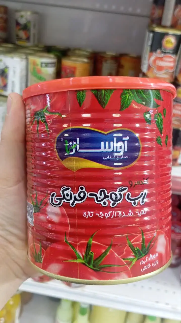 رب گوجه ۸۰۰گرم آواسان