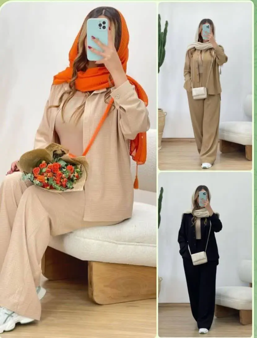 🦋نام مدل: ست مانتو شلوار آیناز 🌿💕
