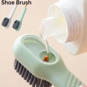 🏆فرچه شستشو مخزن دار دسته دار Shoe brush
