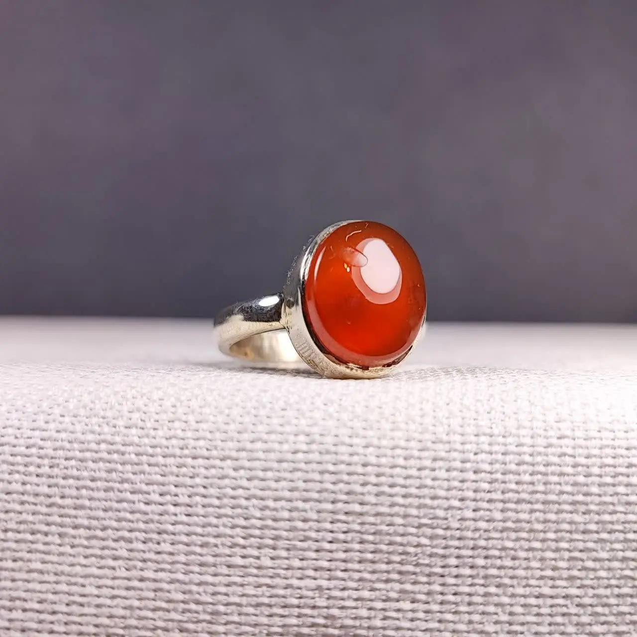انگشتر دست ساز عقیق یمن😍✨💍
