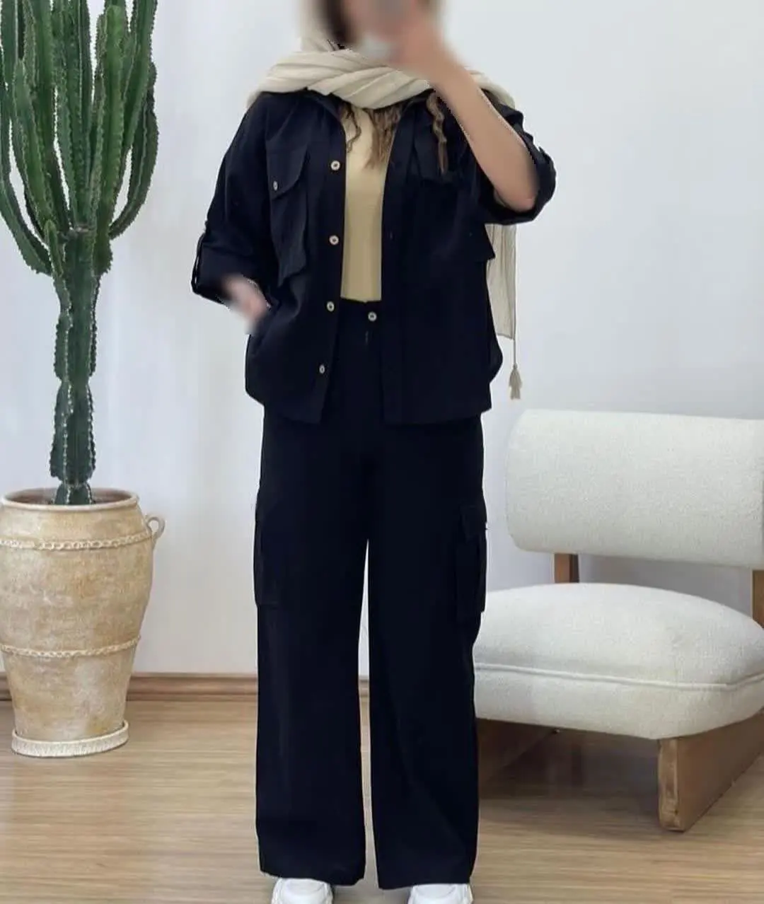 نام: ست مانتو شلوار کتان ۳۰
