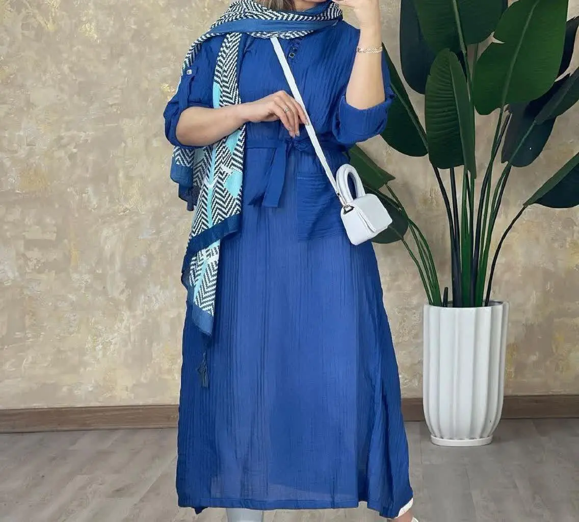 مانتو ساحلی بلند ۲ جیب مدل پریسا کد ۴۳۰۶
