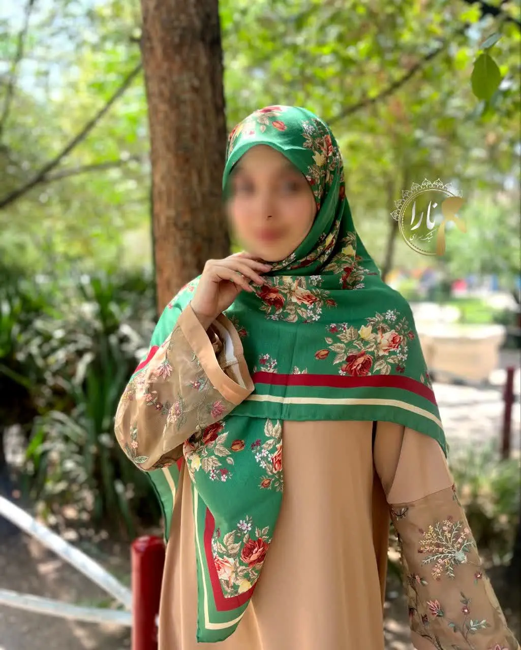 یه روسری سبز خوشگل برای عید غدیر 😍❤️
