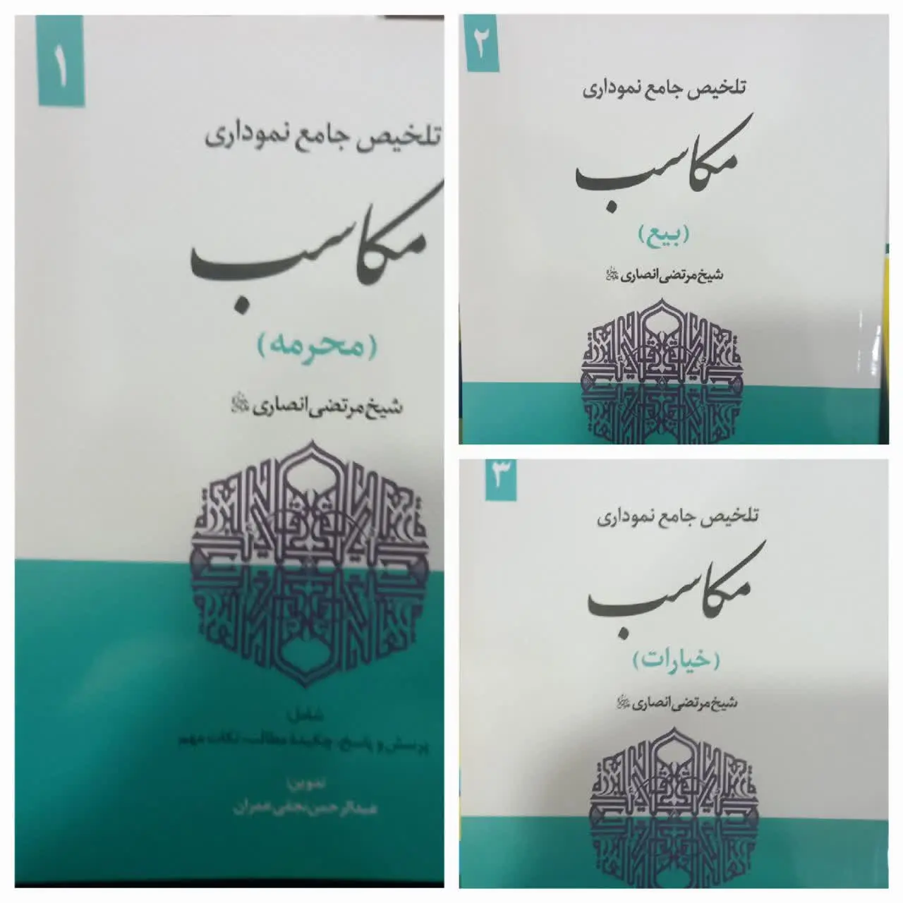 📚 تلخیص جامع نموداری مکاسب ۳ جلد (محرمه، بیع و خیارات) 
