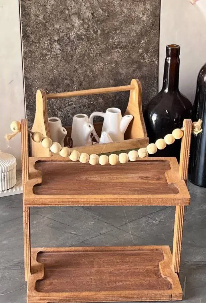 استند دو طبقه دسته مهره 
