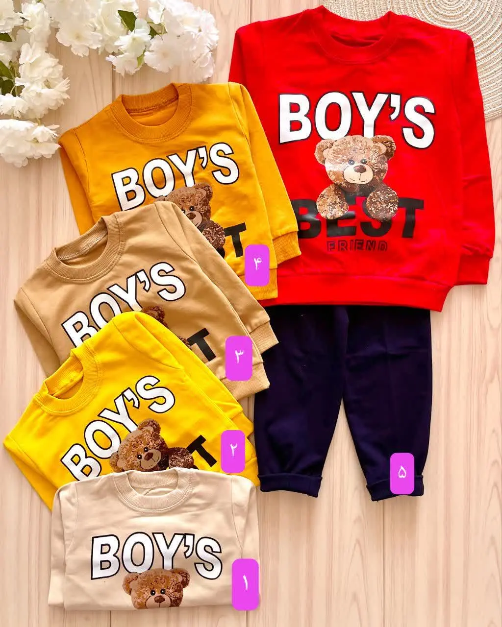 🧸✨ بلوز و شلوار بچه خرس ✨🧸
