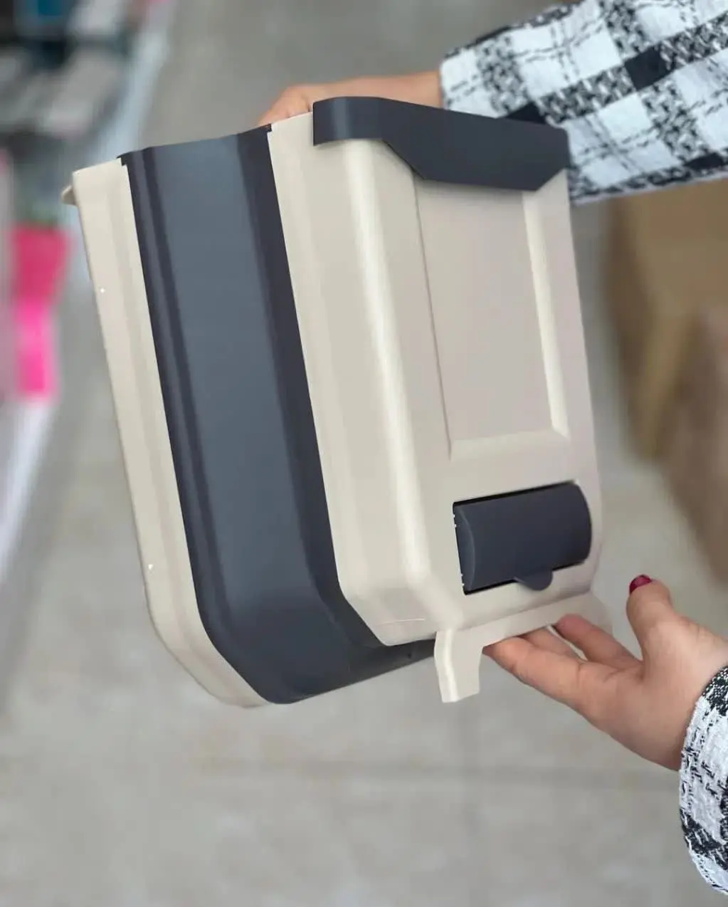 شارژ مجدد سطل زباله کابینتی تاشو 
