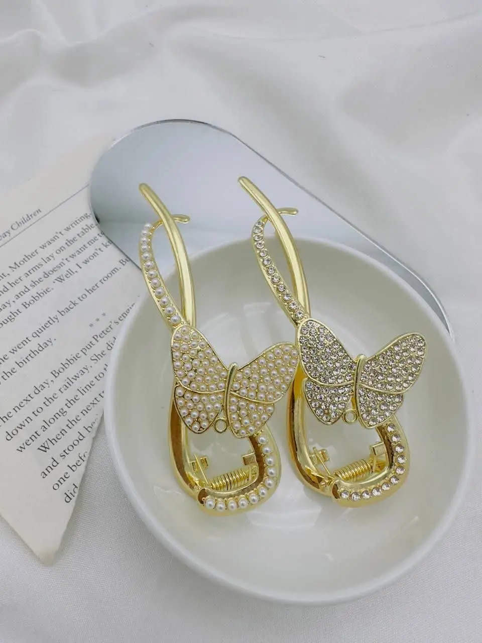 🎁گیره چفتی پروانه
