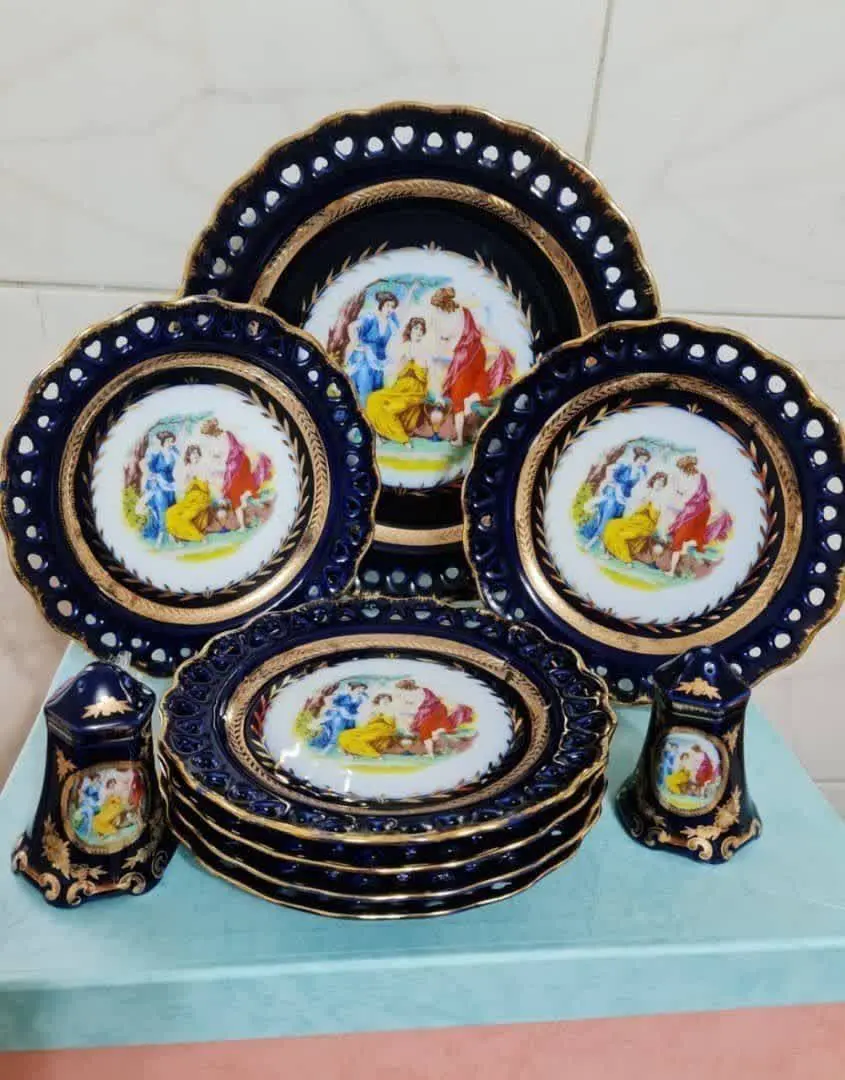 ۹پارچه خیارخوری سورمه ای👌
