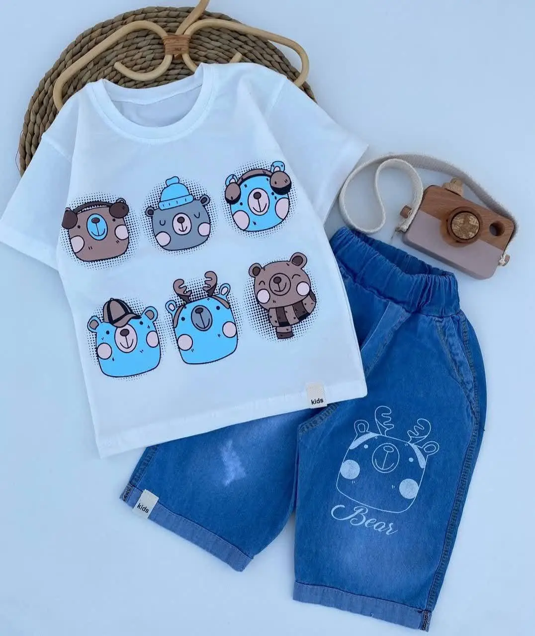 🔮تیشرت شلوارک اسپرت طرح Bear🔮
