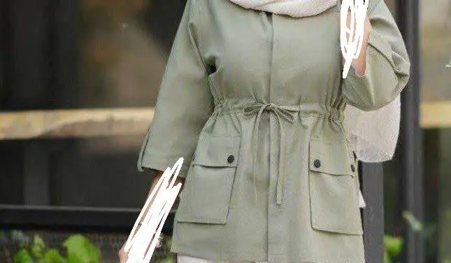 👚نام: مانتو کمرگت دار

