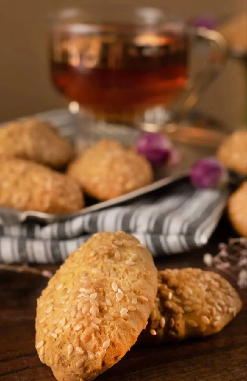 🔴شیرینی کنجدی رژیمی 
