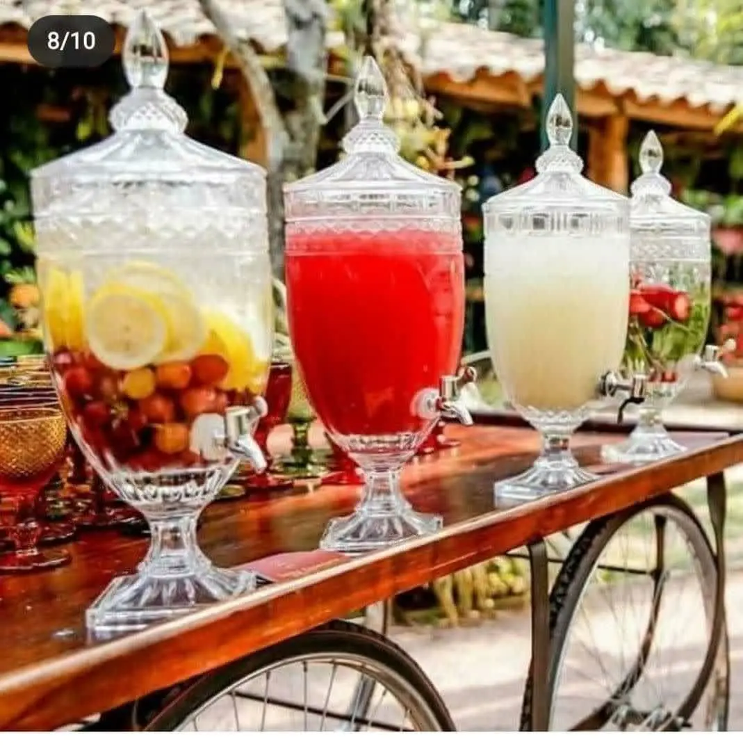 کلمن شیشه‌ای ۵/۵ لیتری 
