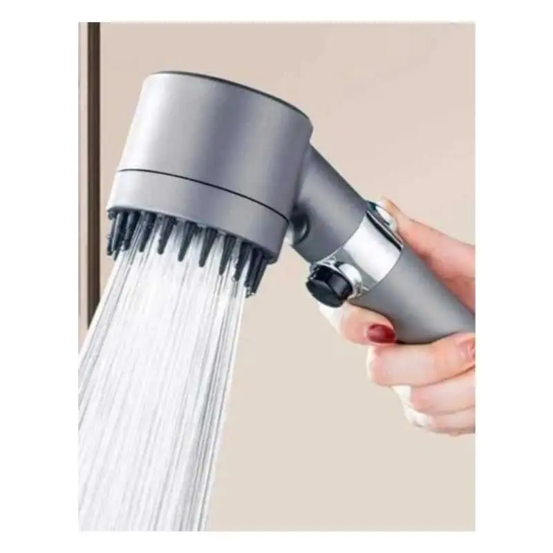 سر دوش حرفه‌ای حمام چند حالته دارای بدنه‌ی پلاستیکی به رنگ نقره‌ای می‌باشد. سر دوشی دستگیره‌ای با سری پیچی دارد که نصب ان را بسیار راحت‌تر کرده و تنها کافی است ان را به سری دوش حمامتان ‌متصل