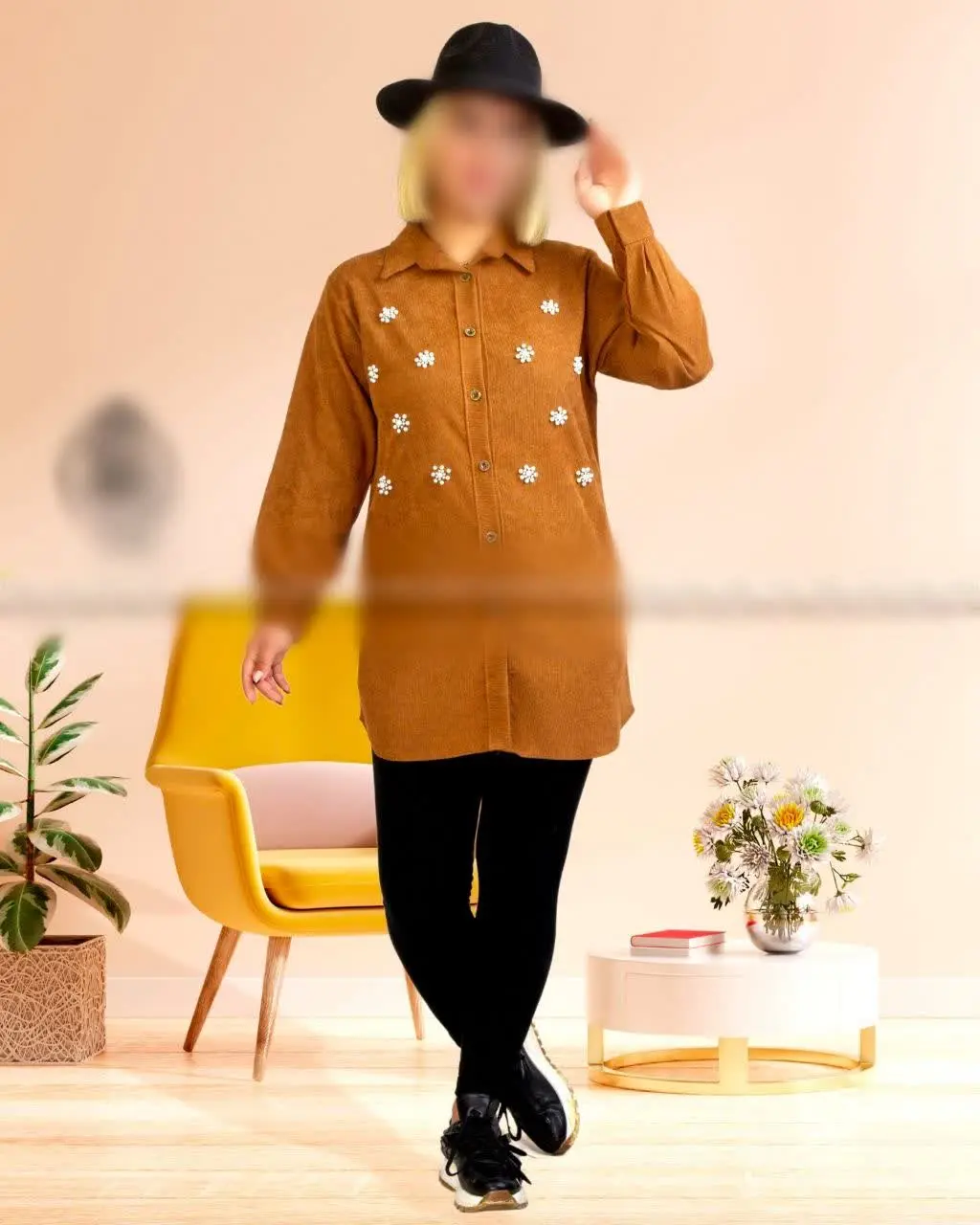 🌸 یه کار خوشگل با پارچه کبریتی ریز اعلا و کار مروارید دوزی برای سخت پسندا آماده کردیم که مناسب مجالس و مهمونیه

