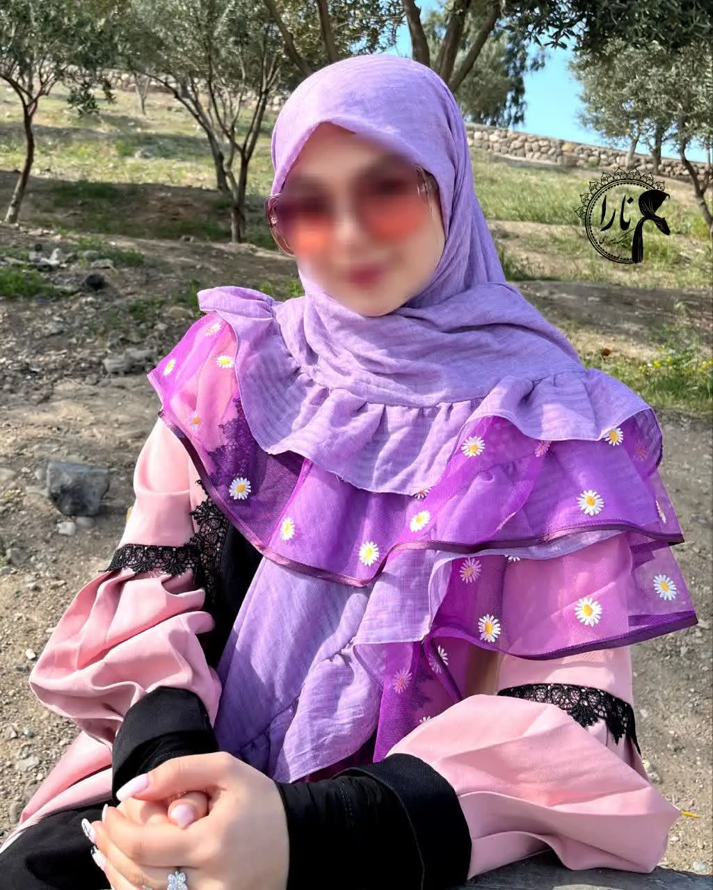 یاسی مدل دو چین تور بابونه لبه😍👌
