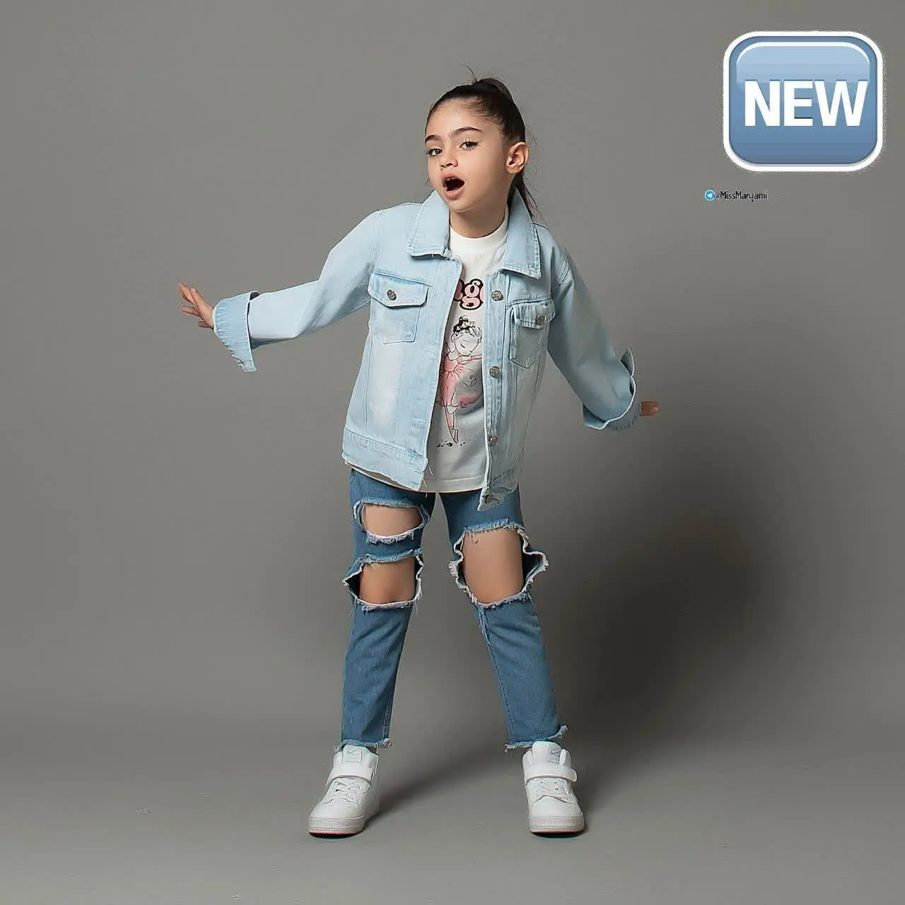 👫کت تک جین چاپ فرشته👫
