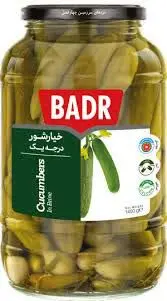 خیارشور شیشه بزرگ بدر 
