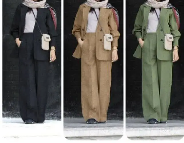 🔰مدل: کت شلوارنانسی با جنس شانتون#۱۰۷۷
