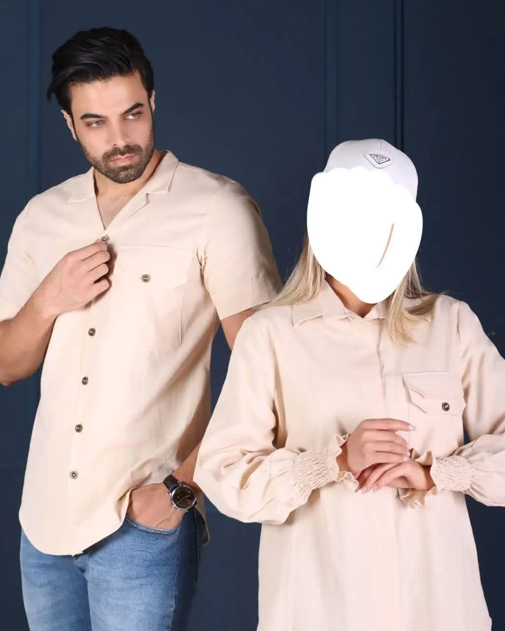 🖋نام: ست پیراهن مردانه و شومیز طرح دورین
