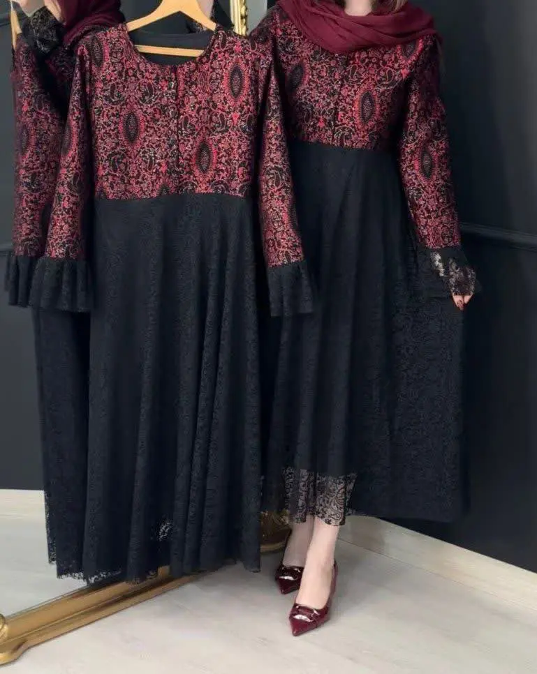 🛍نام: پیراهن یلدایی فروغ🍂 — تصویر محصول در تاپ هشتگ