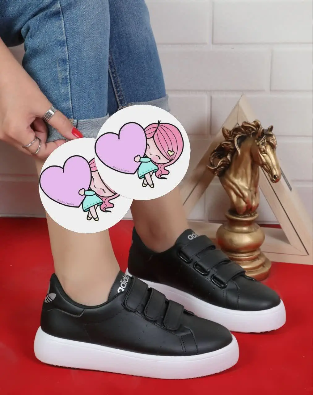 💎مدل: ونس ADIDAS سه چسبی زیره پیو ۳ سانت کف بندی طبی کفی تنفسی شیک و راحت با ضمانت
