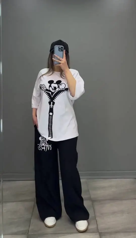 🌙نام: ست تیشرت و شلوار اسپورت میکی بگ