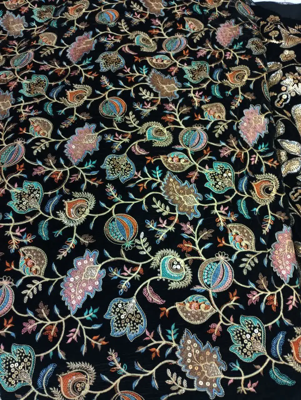 مخمل سوزن دوزی هندی جدید 🌸
