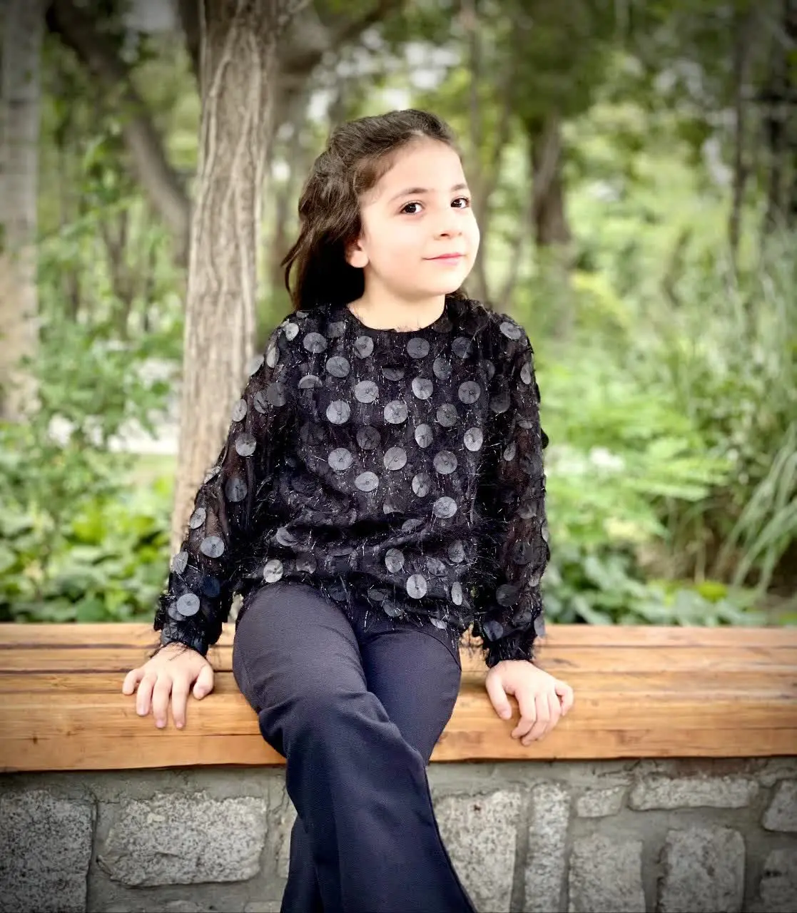شومیز ریش سکهای مشکی