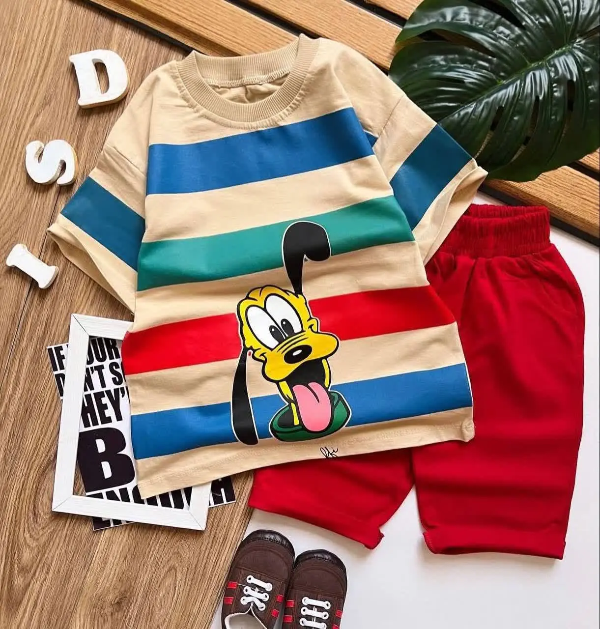 👚نام: تیشرت شلوارک هاپو 🐶🐶🐶