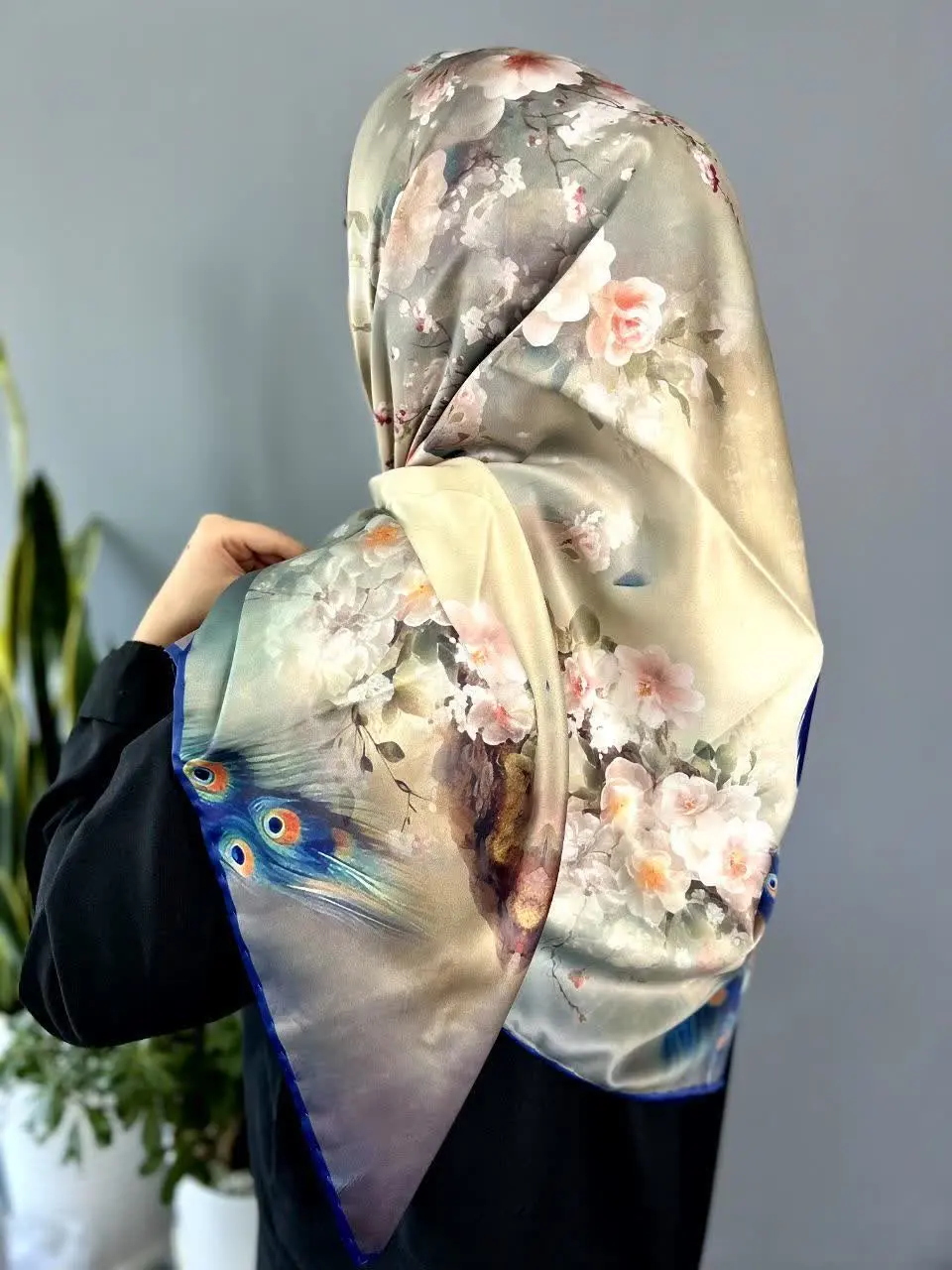 🌹روسری ساتن ابریشم