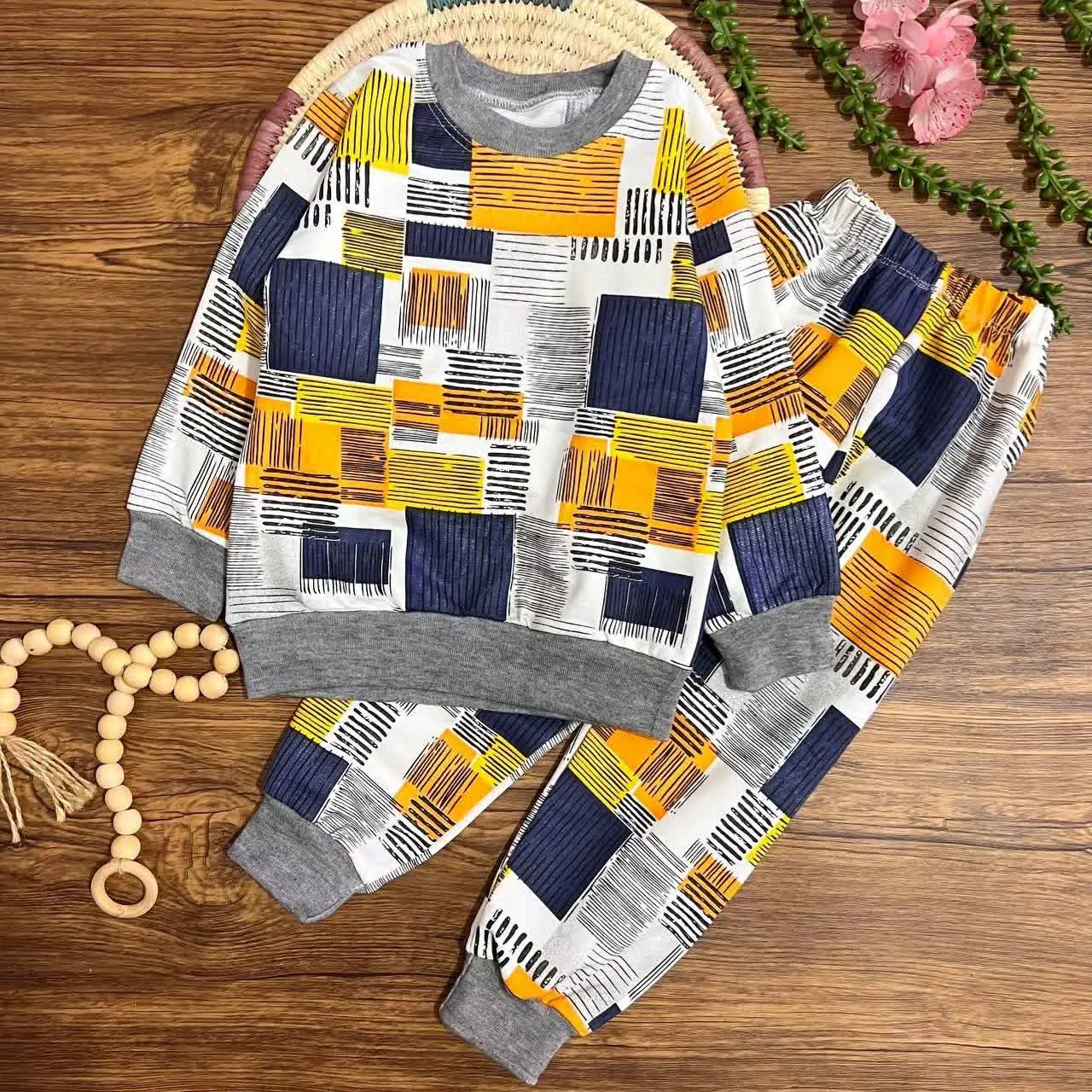 👚نام: ست پاییزه مکعبی رنگی