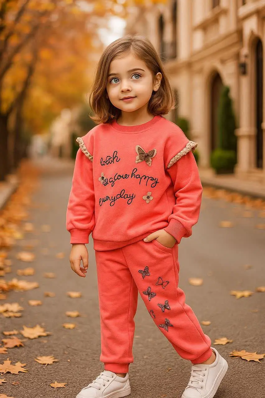 🎄بلوز شلوار دخترانه تمام چا...
