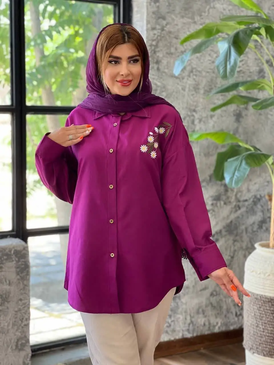 شومیز مانتویی خنک