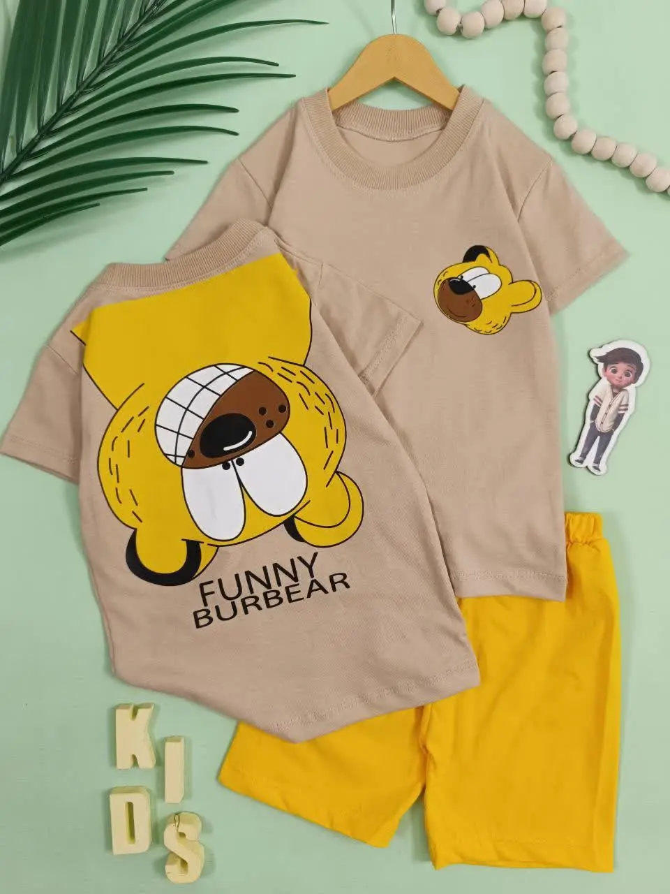تیشرت شلوارک funny burbear