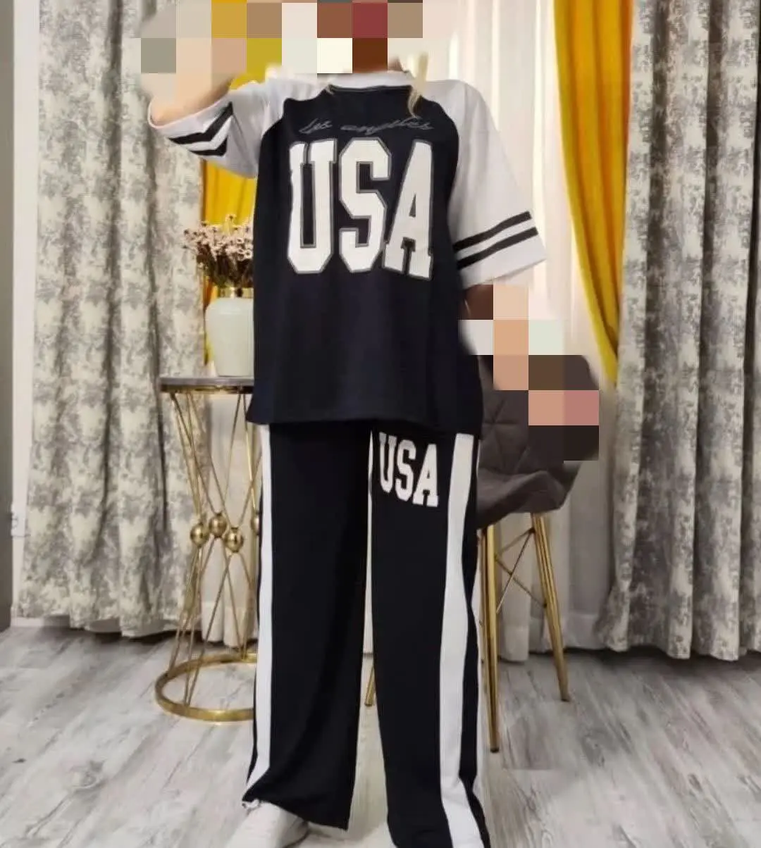 ❤️نام: تیشرت و شلوار مدل USA