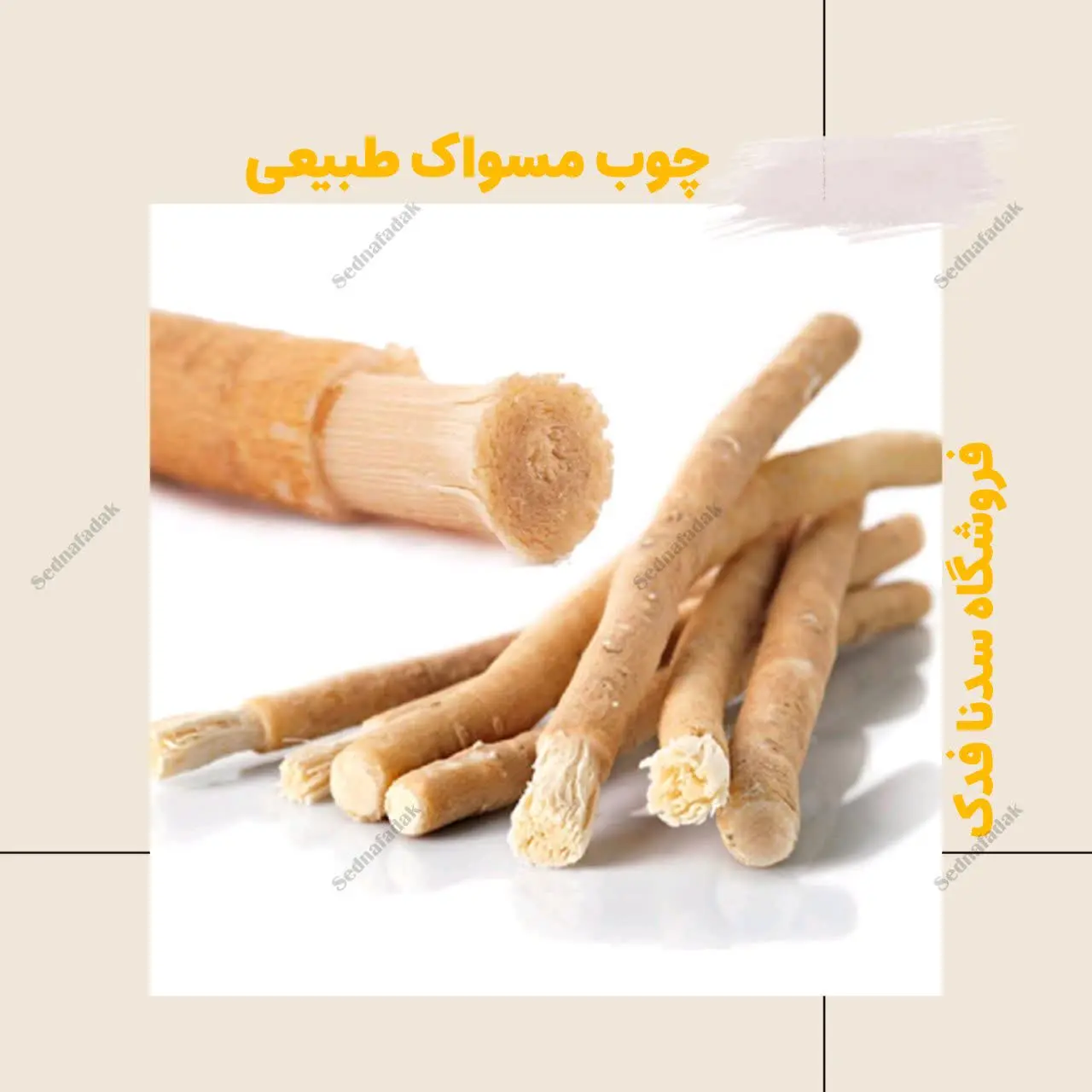 🦷چوب مسواک طبیعی