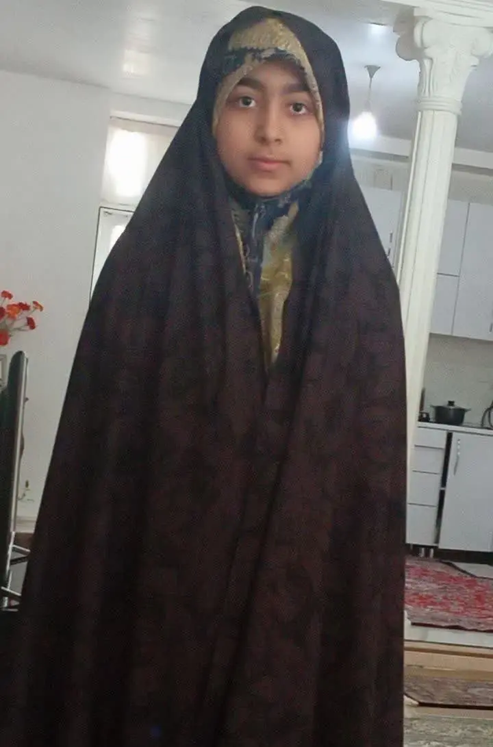 😍نام شرکت کننده: نازنین خان حسین دوست استان تبریزشهرستان میانه ۱۲سال ❤️