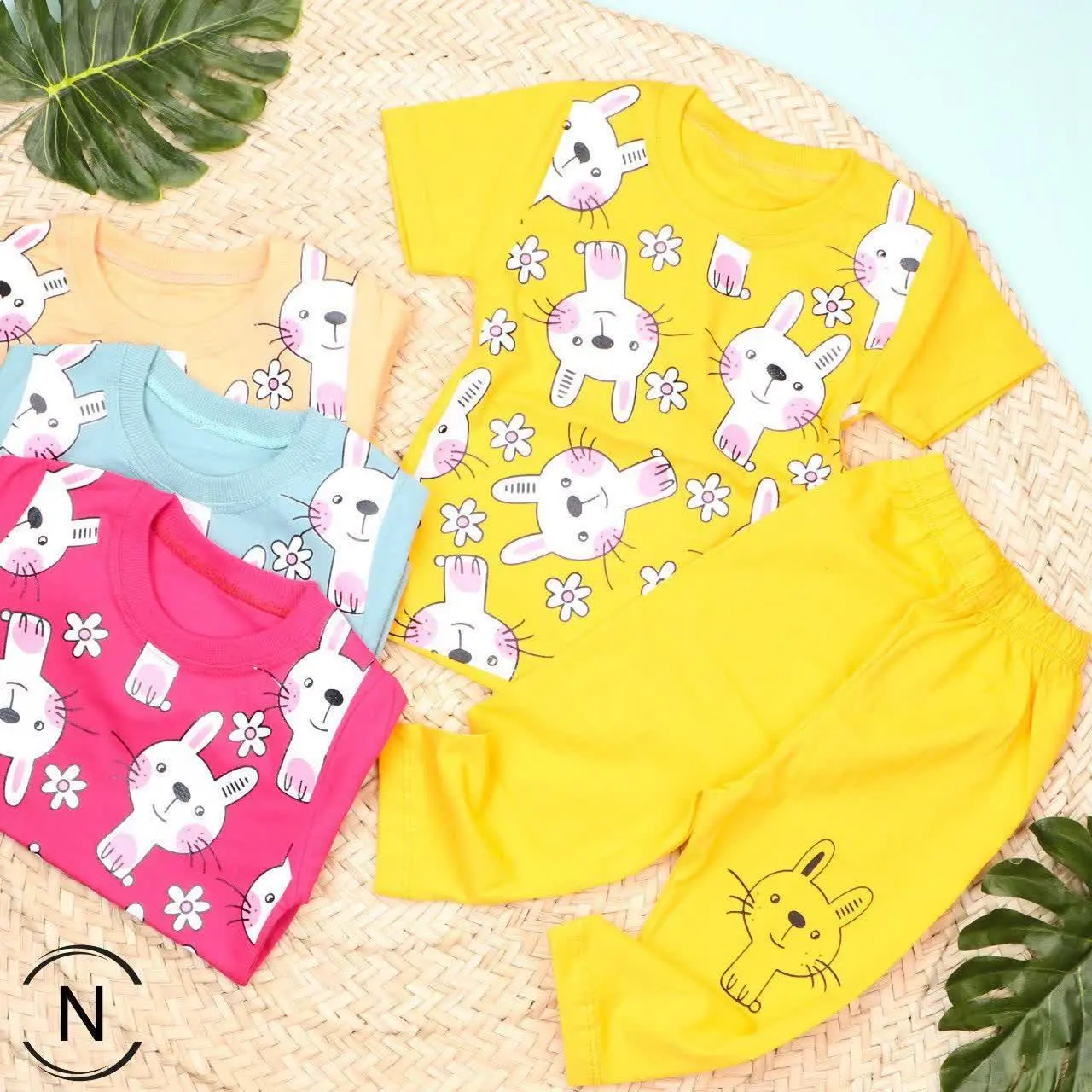 🌸🐰 تیشرت ساپورت پنبه خرگوش
