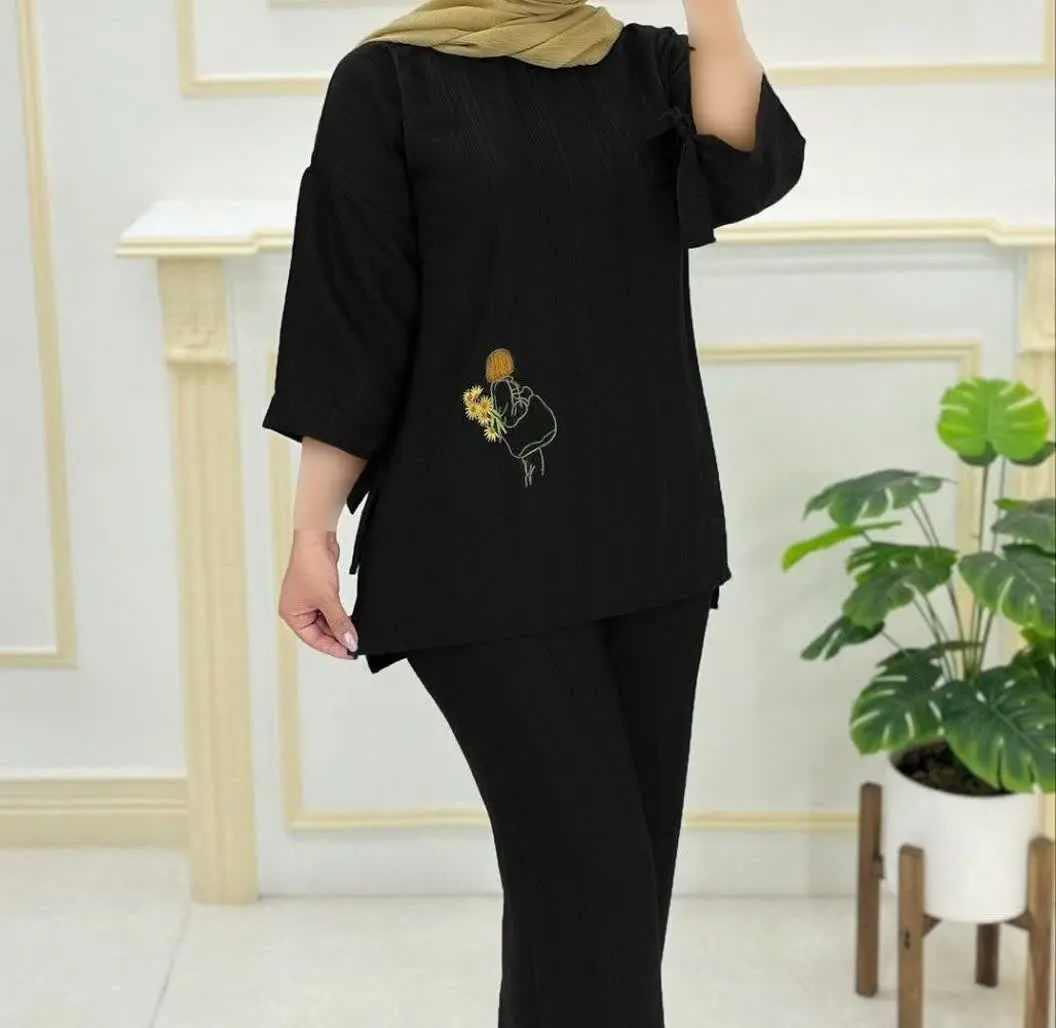 👚نام: ست بلوز شلوار لنین ۱۳۶۶