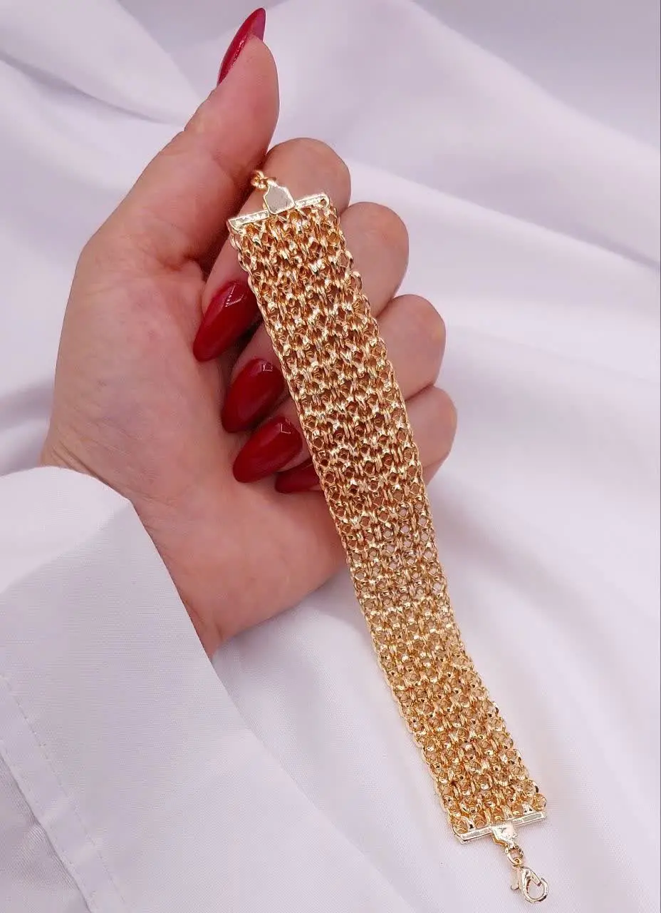 #دستبندطرح طلا
