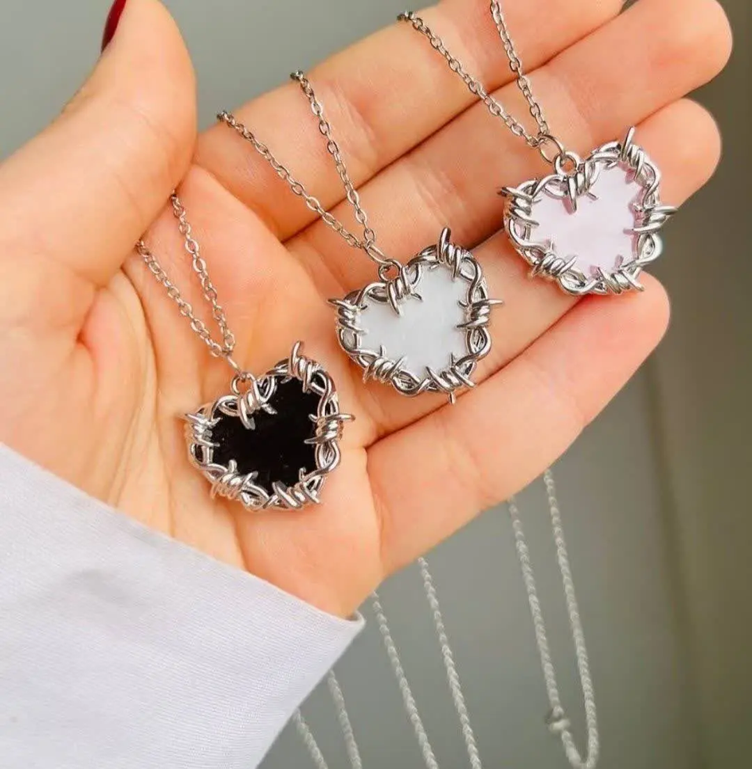 💍گردنبند های قلب پینترستی 🤩