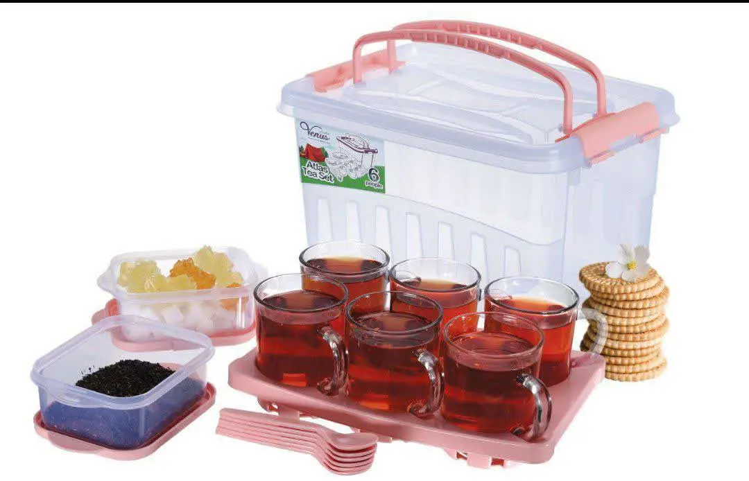 سرویس چای خوری مسافرتی ۶نفره