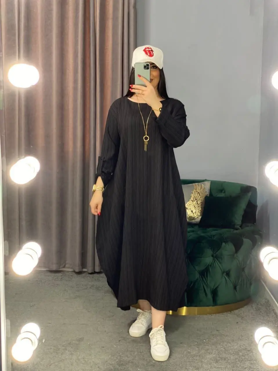 🌙نام: ماکسی مانتویی کراش آستین دکمه