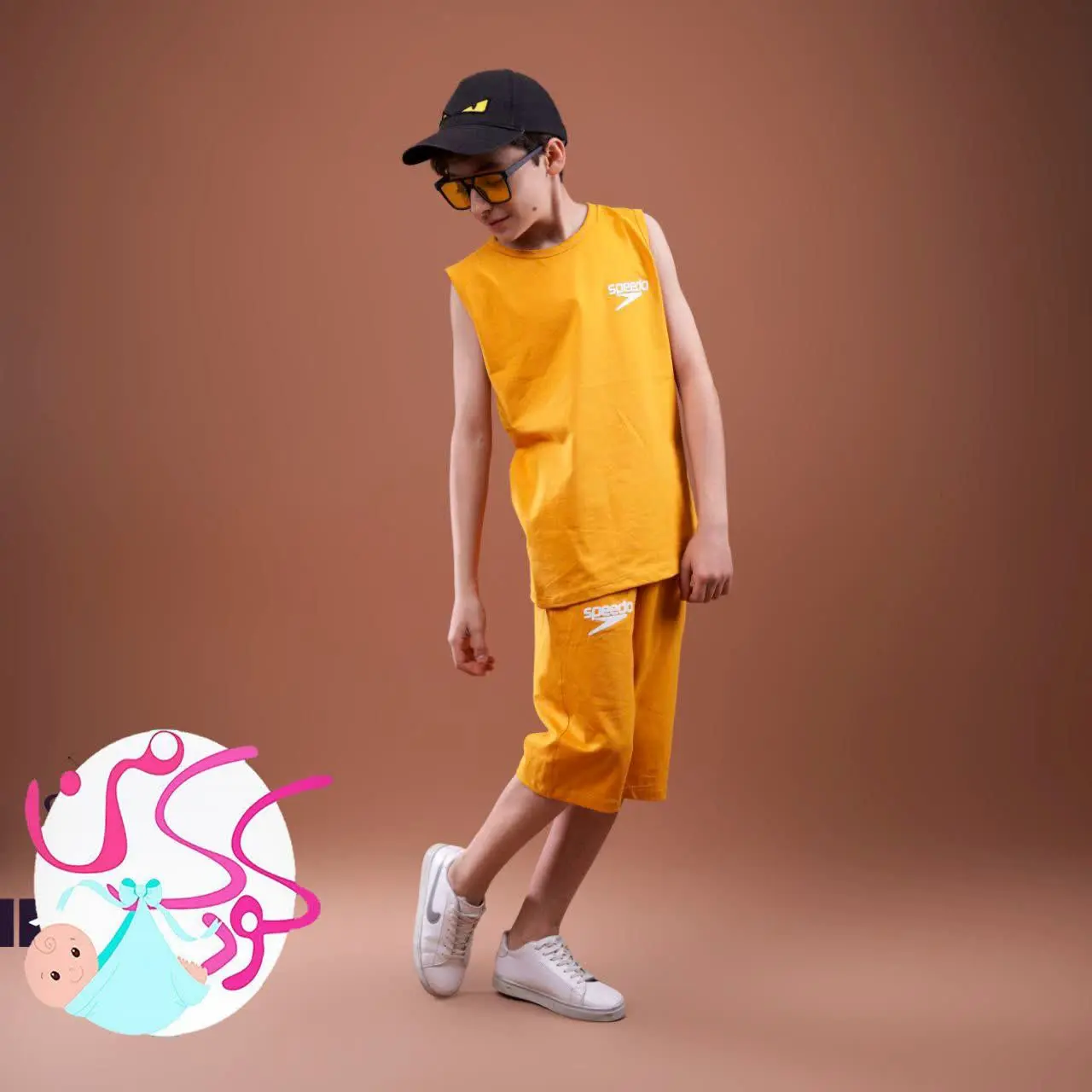🔮تاپ شلوارک اسپرت سایزبزرگspeedo🔮
