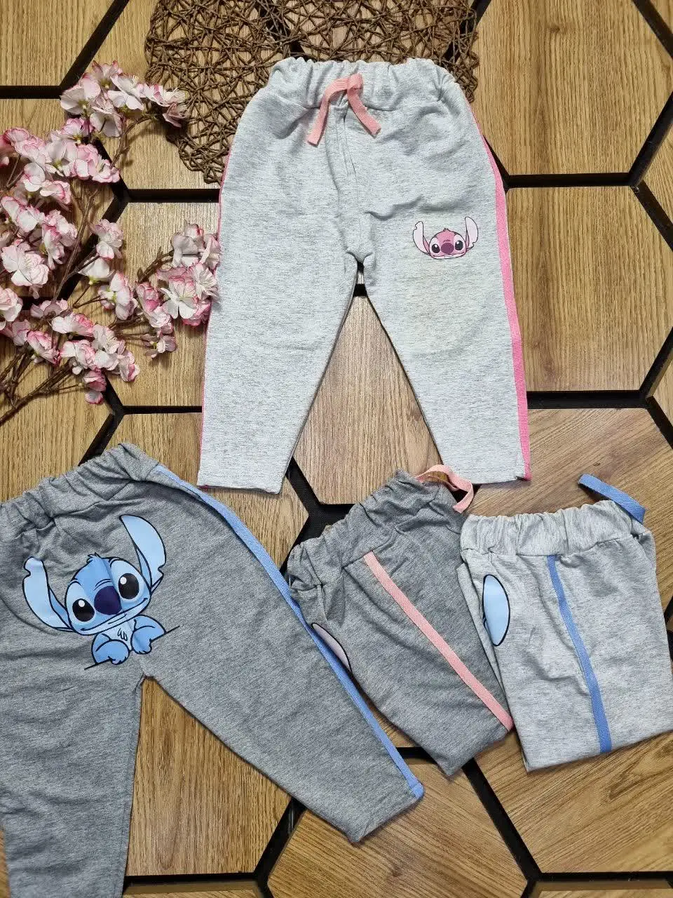 👖شلوار راحتی ملانژ دخترانه👧