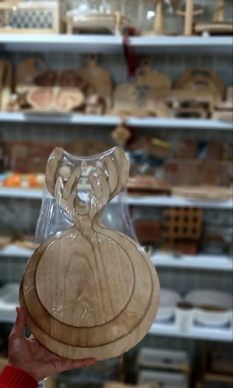 تخته سرو شاخ گوزنی گرد