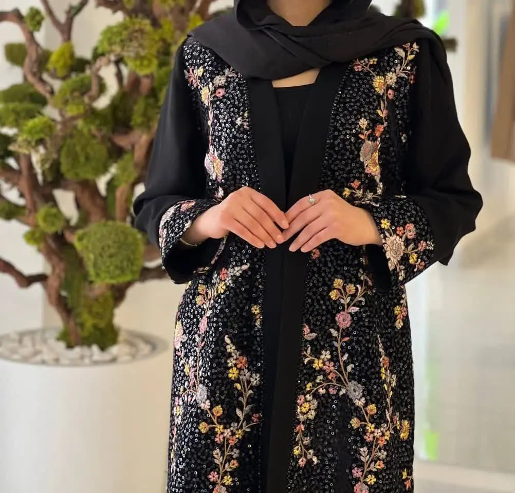 🌸کرپ مرویجت خرجکار مخمل پولکی