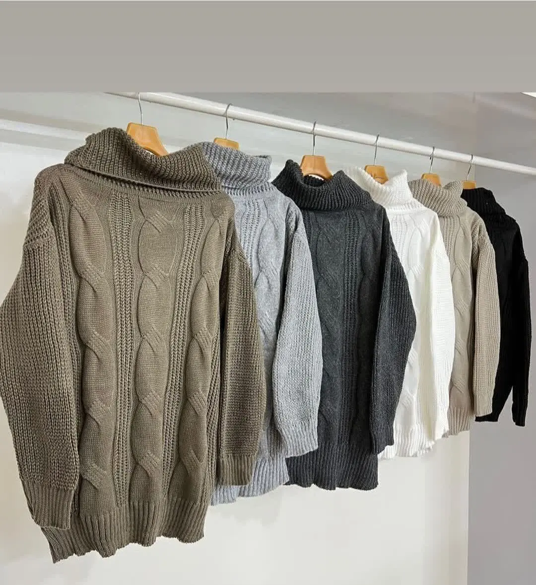👚نام: بافت یقه شل مارپیچ
