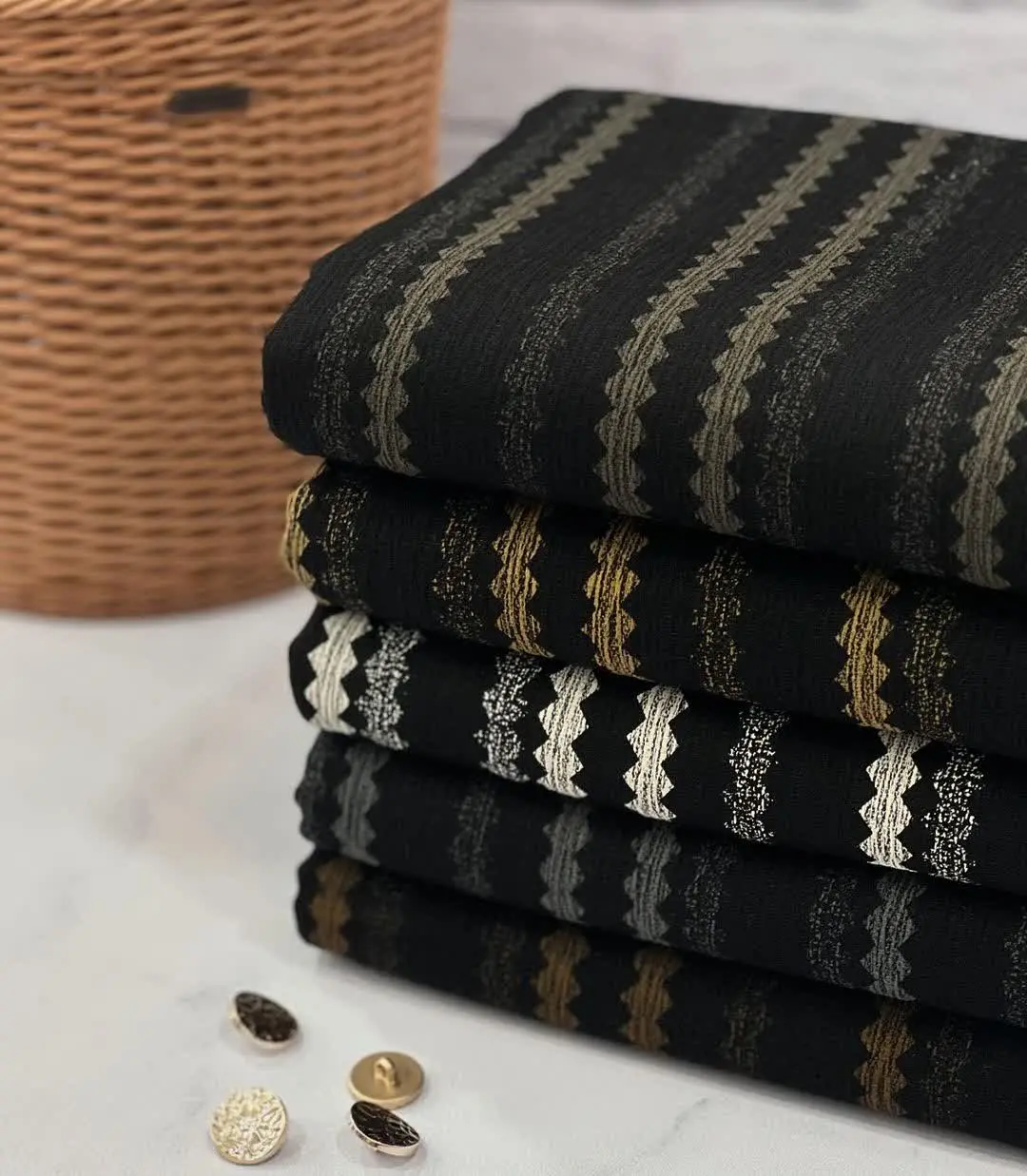 طرح جدید پارچهی طرحدار و زیبای کرپ کریشه🪡